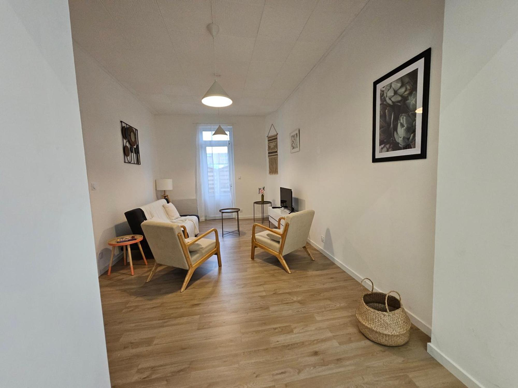 Maison A Centre Ville Et 5 Min A Pied Plage رويا المظهر الخارجي الصورة